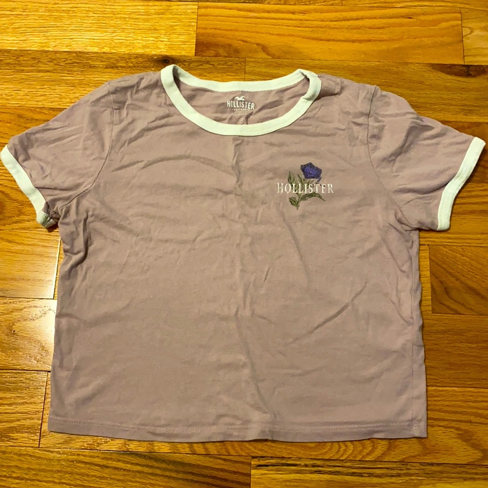 Hollister Purple Crop Top